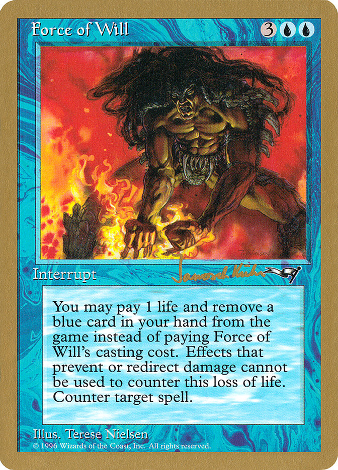 Force of Will (Janosch Kuhn) [World Championship Decks 1997] | Dumpster Cat Games