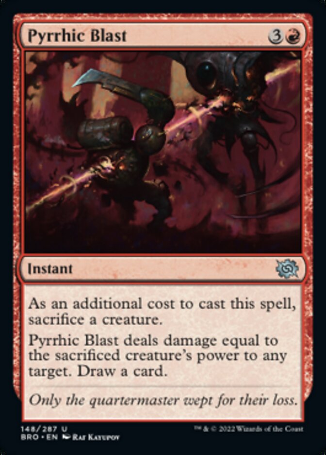 Pyrrhic Blast [The Brothers' War] | Dumpster Cat Games