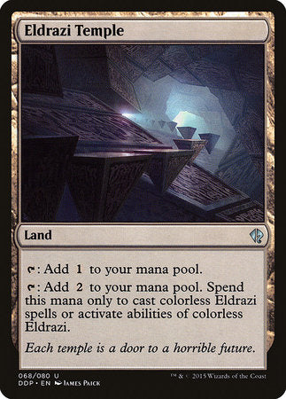 Eldrazi Temple [Duel Decks: Zendikar vs. Eldrazi] | Dumpster Cat Games
