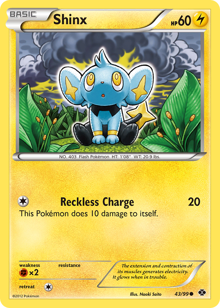 Shinx (43/99) [Black & White: Next Destinies] | Dumpster Cat Games