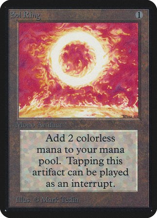 Sol Ring [Limited Edition Alpha] | Dumpster Cat Games