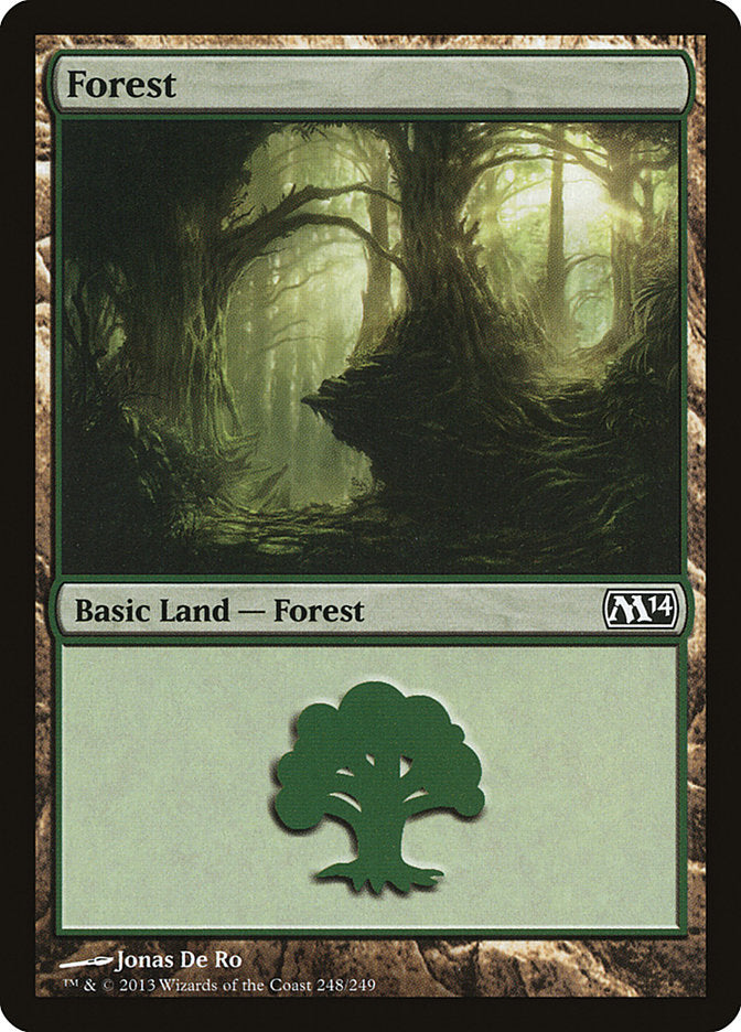 Forest (248) [Magic 2014] | Dumpster Cat Games