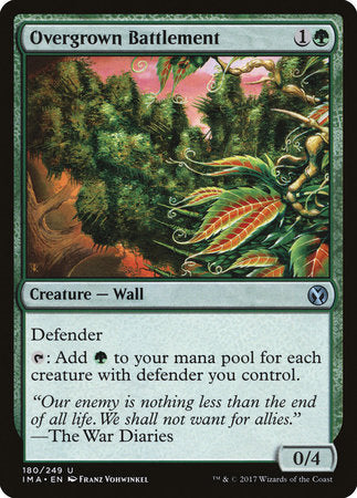 Overgrown Battlement [Iconic Masters] | Dumpster Cat Games