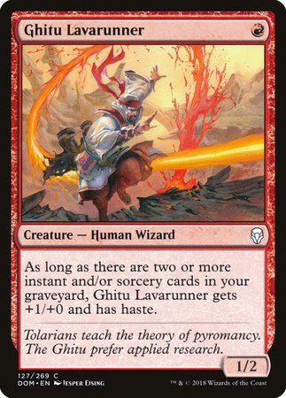 Ghitu Lavarunner [Dominaria] | Dumpster Cat Games