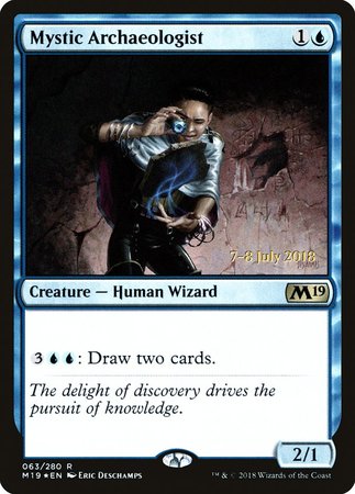 Mystic Archaeologist [Core Set 2019 Promos] | Dumpster Cat Games