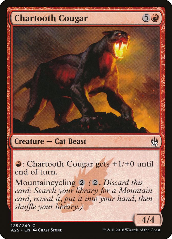 Chartooth Cougar [Masters 25] | Dumpster Cat Games