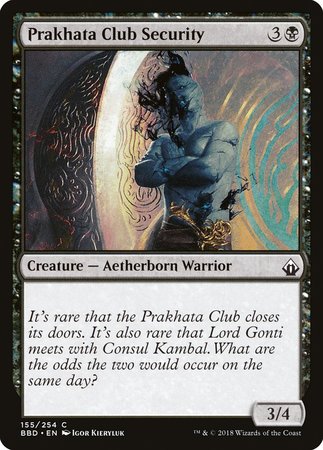 Prakhata Club Security [Battlebond] | Dumpster Cat Games