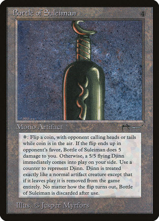 Bottle of Suleiman [Arabian Nights] | Dumpster Cat Games
