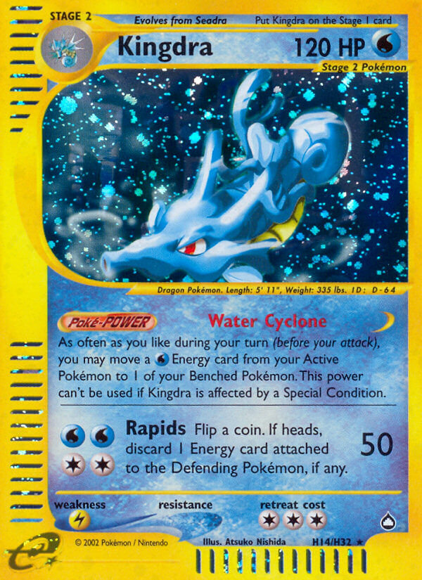 Kingdra (H14/H32) [Aquapolis] | Dumpster Cat Games