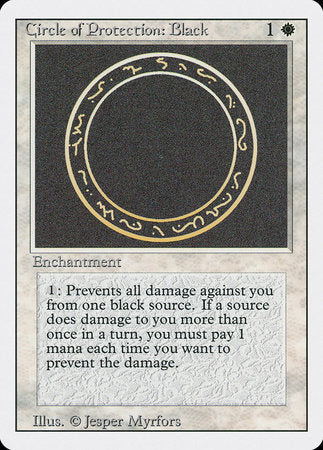 Circle of Protection: Black [Revised Edition] | Dumpster Cat Games