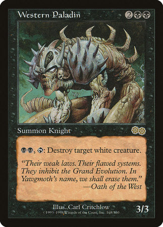 Western Paladin [Urza's Saga] | Dumpster Cat Games