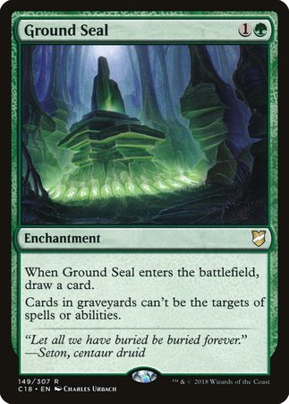 Ground Seal [Commander 2018] | Dumpster Cat Games