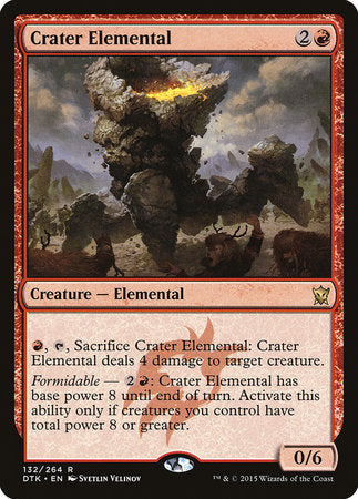 Crater Elemental [Dragons of Tarkir] | Dumpster Cat Games