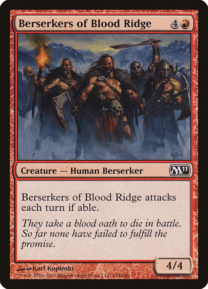Berserkers of Blood Ridge [Magic 2011] | Dumpster Cat Games