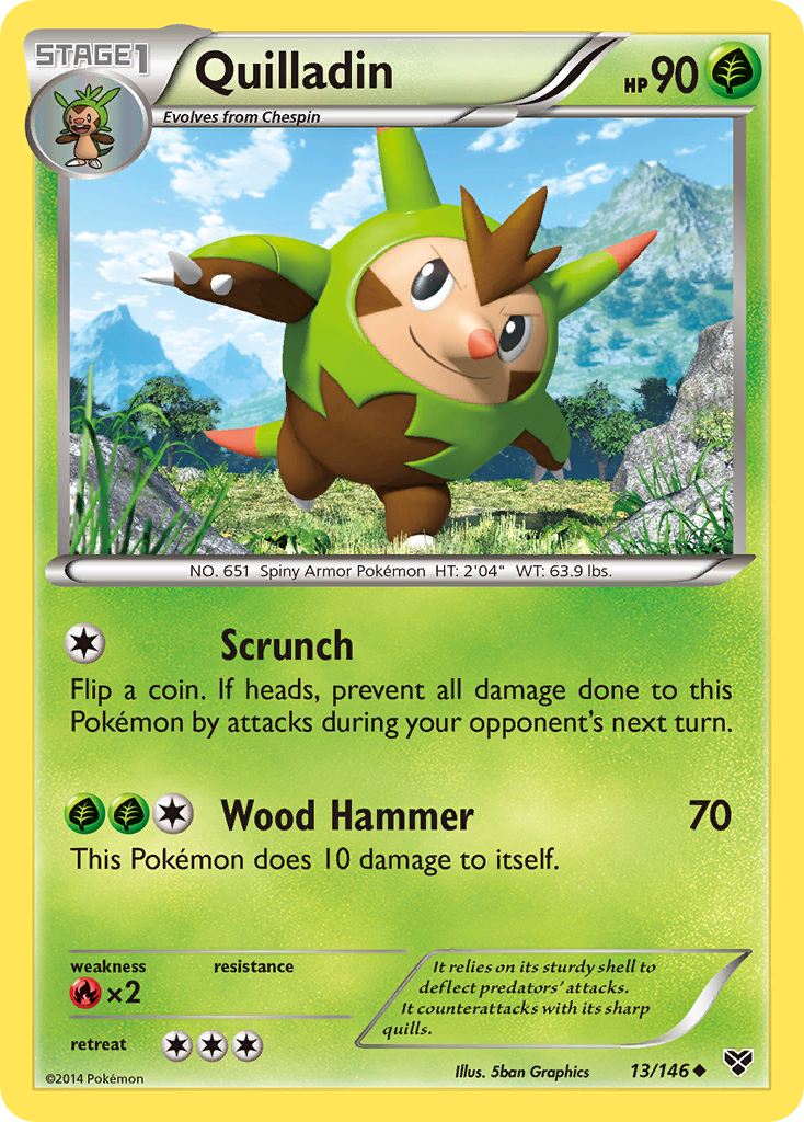 Quilladin (13/146) [XY: Base Set] | Dumpster Cat Games