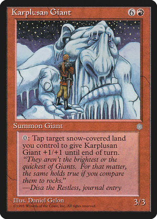 Karplusan Giant [Ice Age] | Dumpster Cat Games