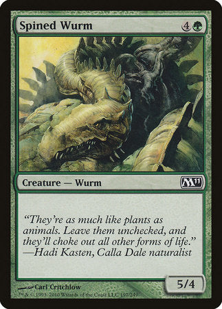 Spined Wurm [Magic 2011] | Dumpster Cat Games