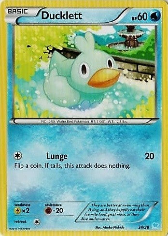 Ducklett (24/30) [XY: Trainer Kit 3 - Suicune] | Dumpster Cat Games
