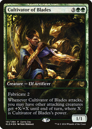 Cultivator of Blades [Kaladesh Promos] | Dumpster Cat Games