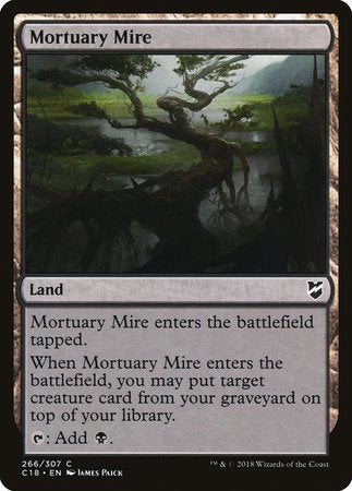 Mortuary Mire [Commander 2018] | Dumpster Cat Games