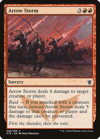 Arrow Storm [Khans of Tarkir] | Dumpster Cat Games