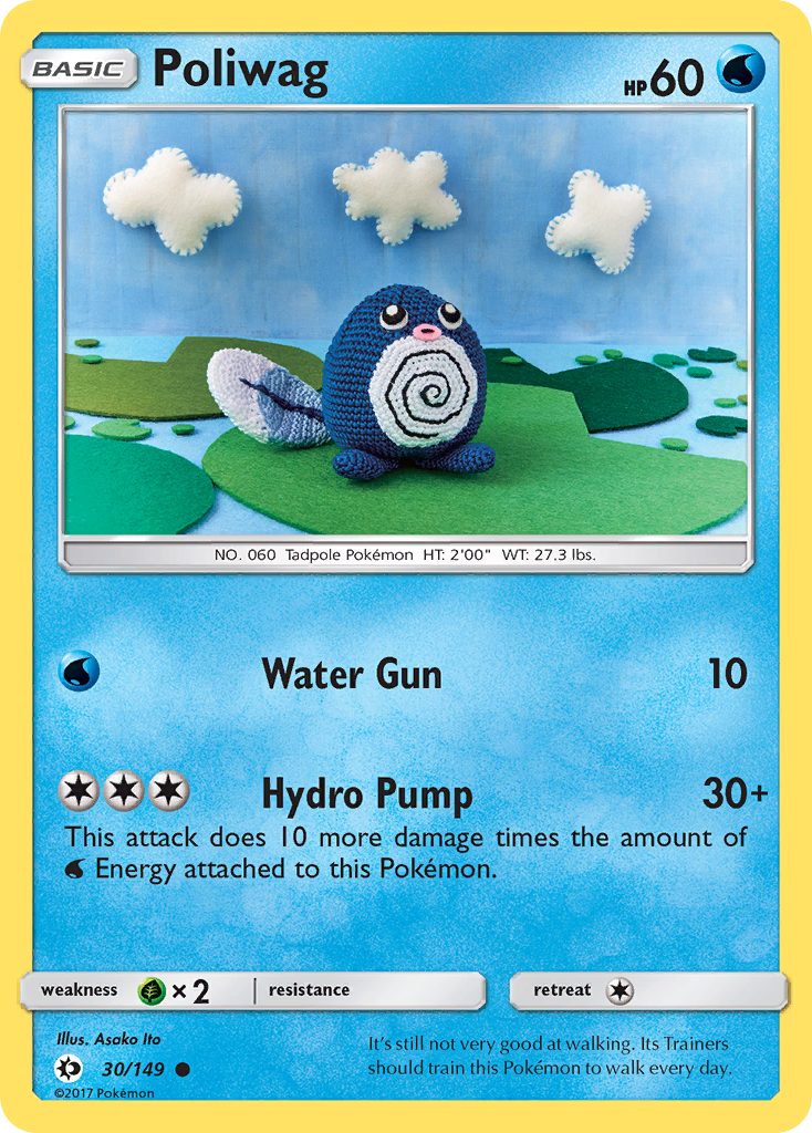 Poliwag (30/149) [Sun & Moon: Base Set] | Dumpster Cat Games