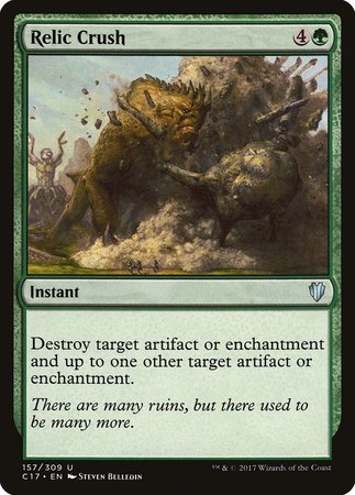 Relic Crush [Commander 2017] | Dumpster Cat Games