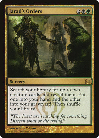 Jarad's Orders [Return to Ravnica] | Dumpster Cat Games