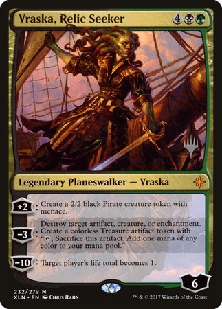 Vraska, Relic Seeker [Ixalan Promos] | Dumpster Cat Games