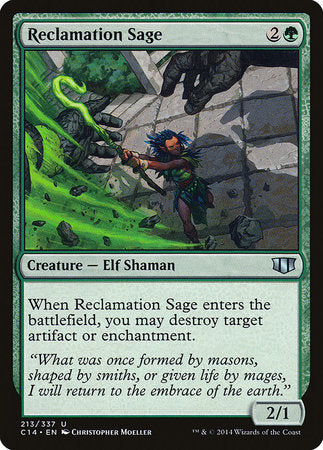 Reclamation Sage [Commander 2014] | Dumpster Cat Games