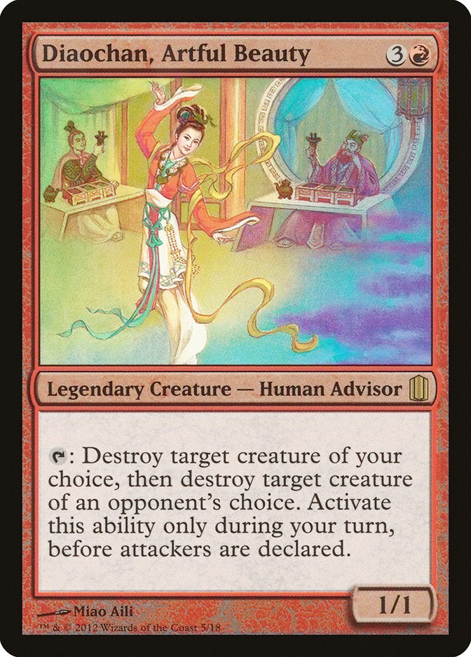 Diaochan, Artful Beauty [Commander's Arsenal] | Dumpster Cat Games