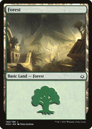 Forest (198) [Hour of Devastation] | Dumpster Cat Games