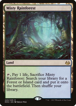 Misty Rainforest [Modern Masters 2017] | Dumpster Cat Games