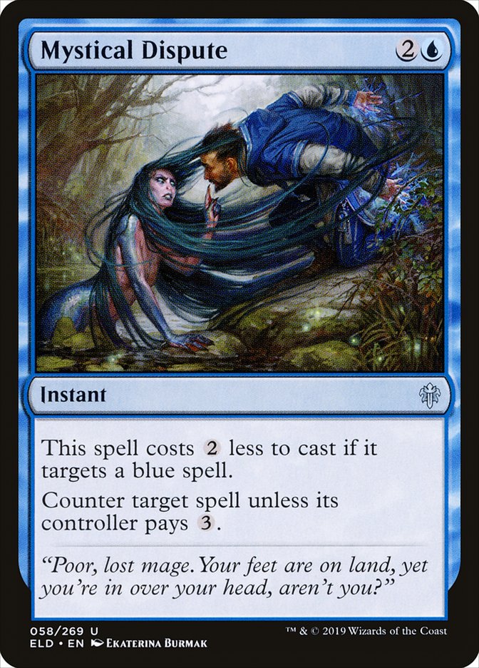 Mystical Dispute [Throne of Eldraine] | Dumpster Cat Games