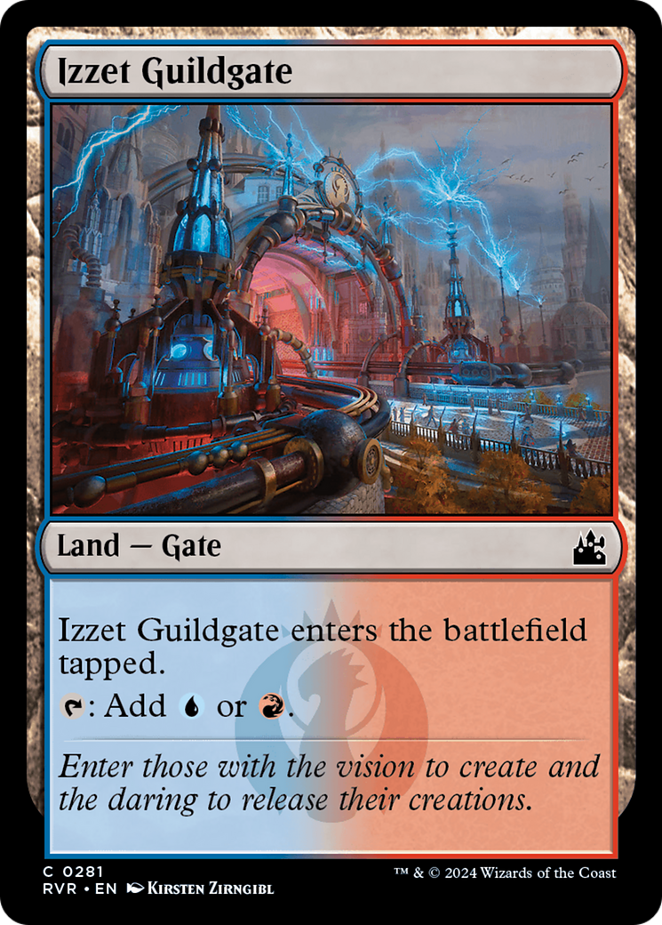 Izzet Guildgate [Ravnica Remastered] | Dumpster Cat Games