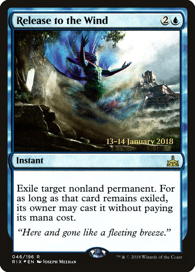 Release to the Wind [Rivals of Ixalan Prerelease Promos] | Dumpster Cat Games