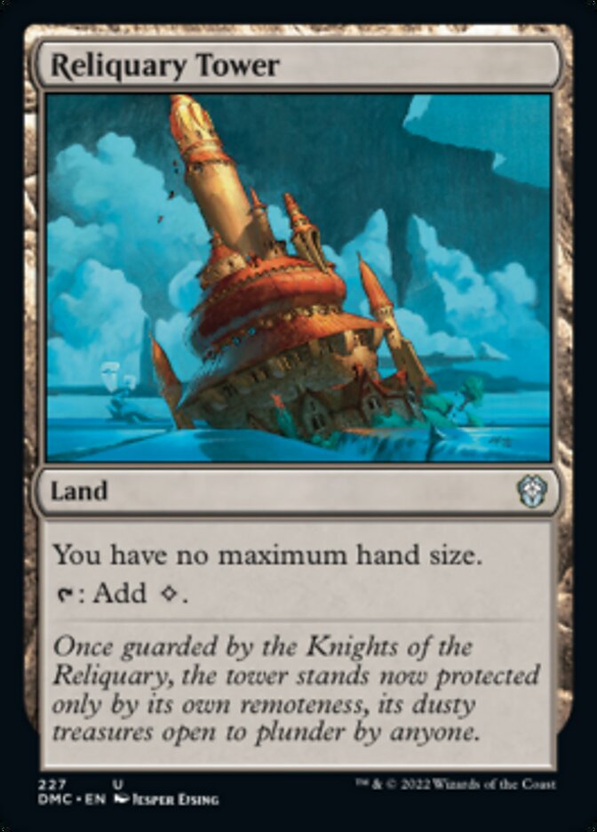 Reliquary Tower [Dominaria United Commander] | Dumpster Cat Games