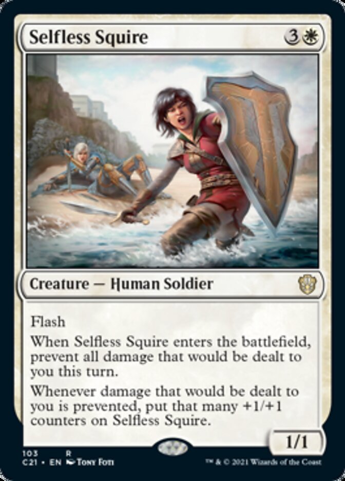 Selfless Squire [Commander 2021] | Dumpster Cat Games