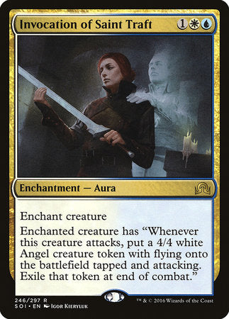 Invocation of Saint Traft [Shadows over Innistrad] | Dumpster Cat Games