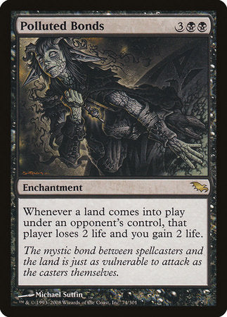 Polluted Bonds [Shadowmoor] | Dumpster Cat Games