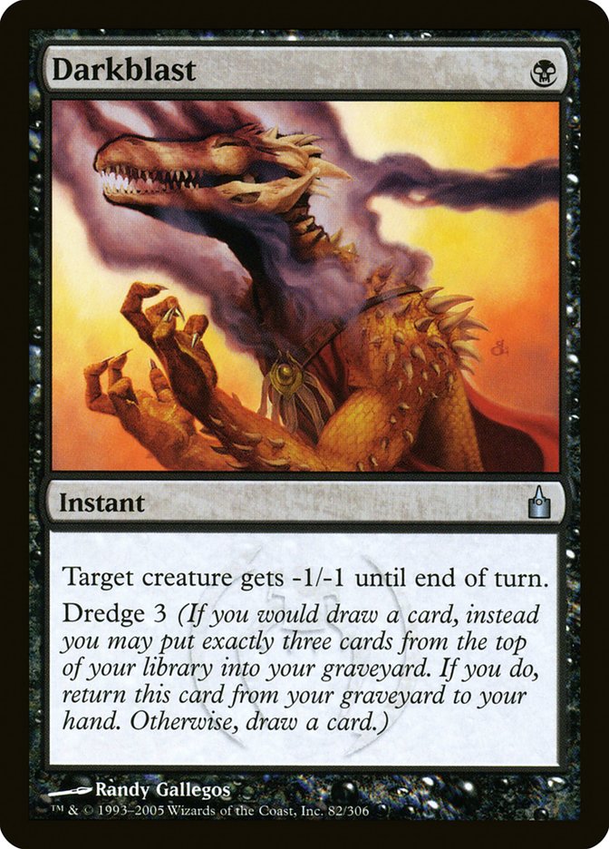 Darkblast [Ravnica: City of Guilds] | Dumpster Cat Games