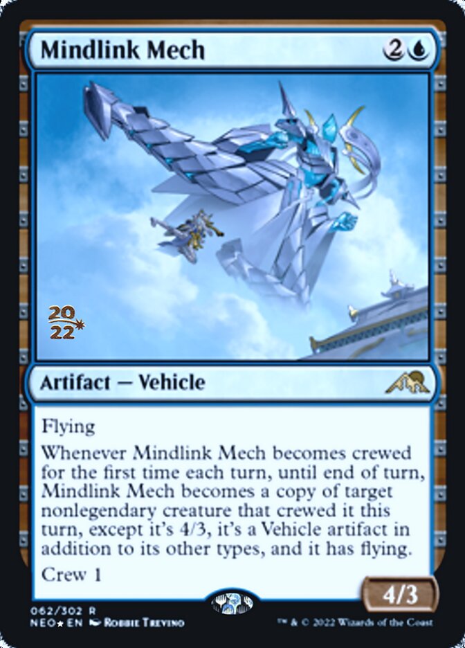 Mindlink Mech [Kamigawa: Neon Dynasty Prerelease Promos] | Dumpster Cat Games