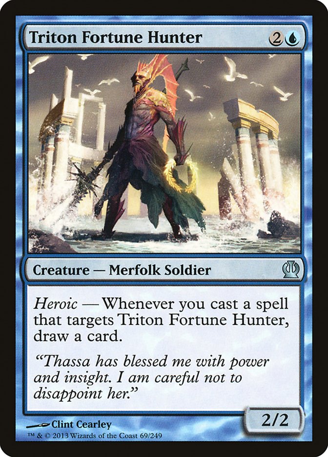 Triton Fortune Hunter [Theros] | Dumpster Cat Games