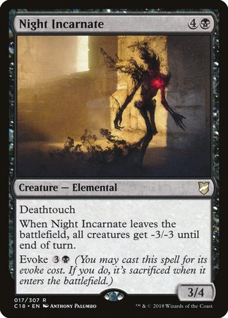 Night Incarnate [Commander 2018] | Dumpster Cat Games