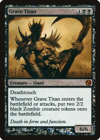 Grave Titan [Duels of the Planeswalkers 2011 Promos ] | Dumpster Cat Games