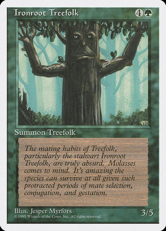 Ironroot Treefolk [Fourth Edition] | Dumpster Cat Games