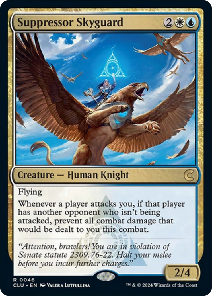 Suppressor Skyguard [Ravnica: Clue Edition] | Dumpster Cat Games