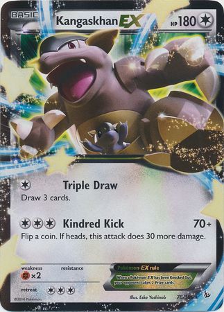 Kangaskhan EX (78/106) (Jumbo Card) [XY: Flashfire] | Dumpster Cat Games