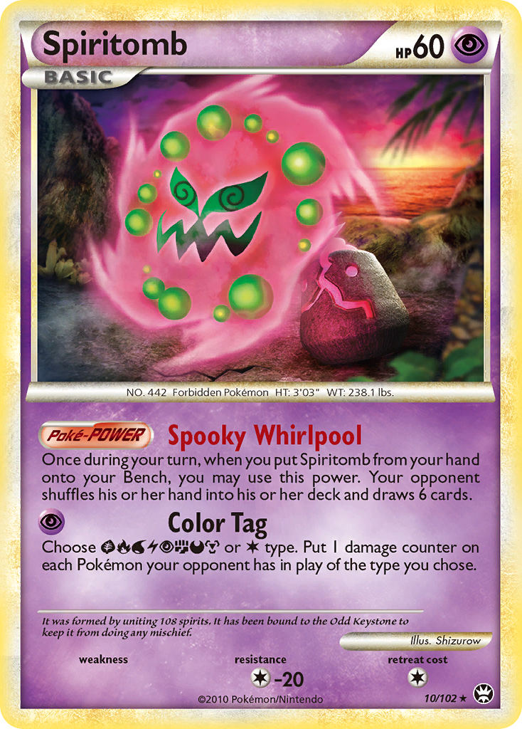 Spiritomb (10/102) [HeartGold & SoulSilver: Triumphant] | Dumpster Cat Games