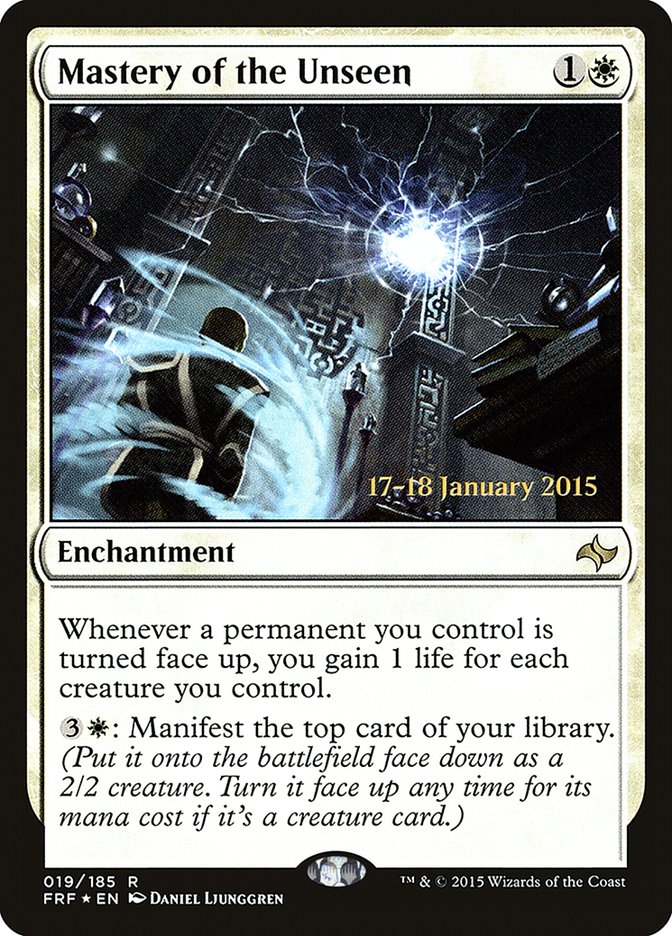 Mastery of the Unseen  [Fate Reforged Prerelease Promos] | Dumpster Cat Games